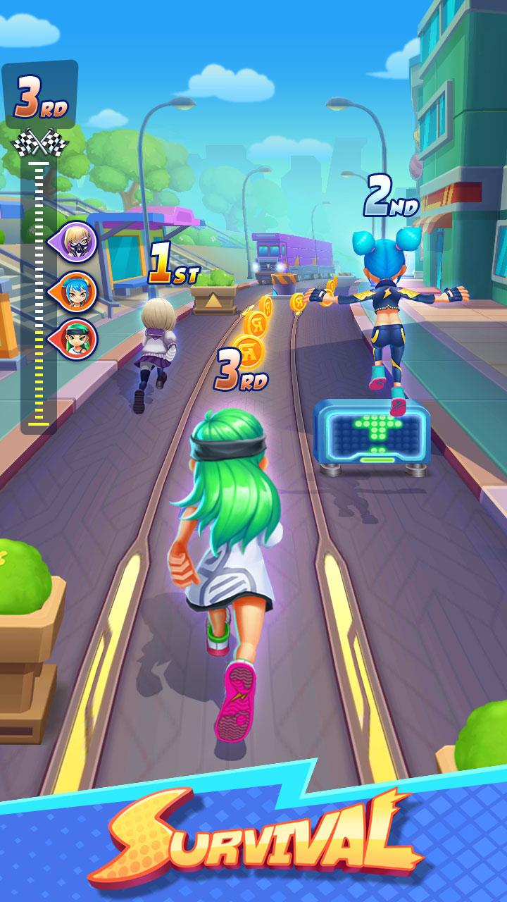 Street Rush - Running Game Schermafbeelding 1