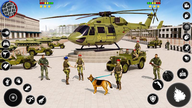 Army Transport Vehicles Games Zrzut ekranu 1