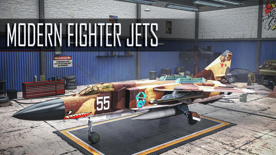 Jet Fighter: Sky Combat 3D 螢幕截圖 2