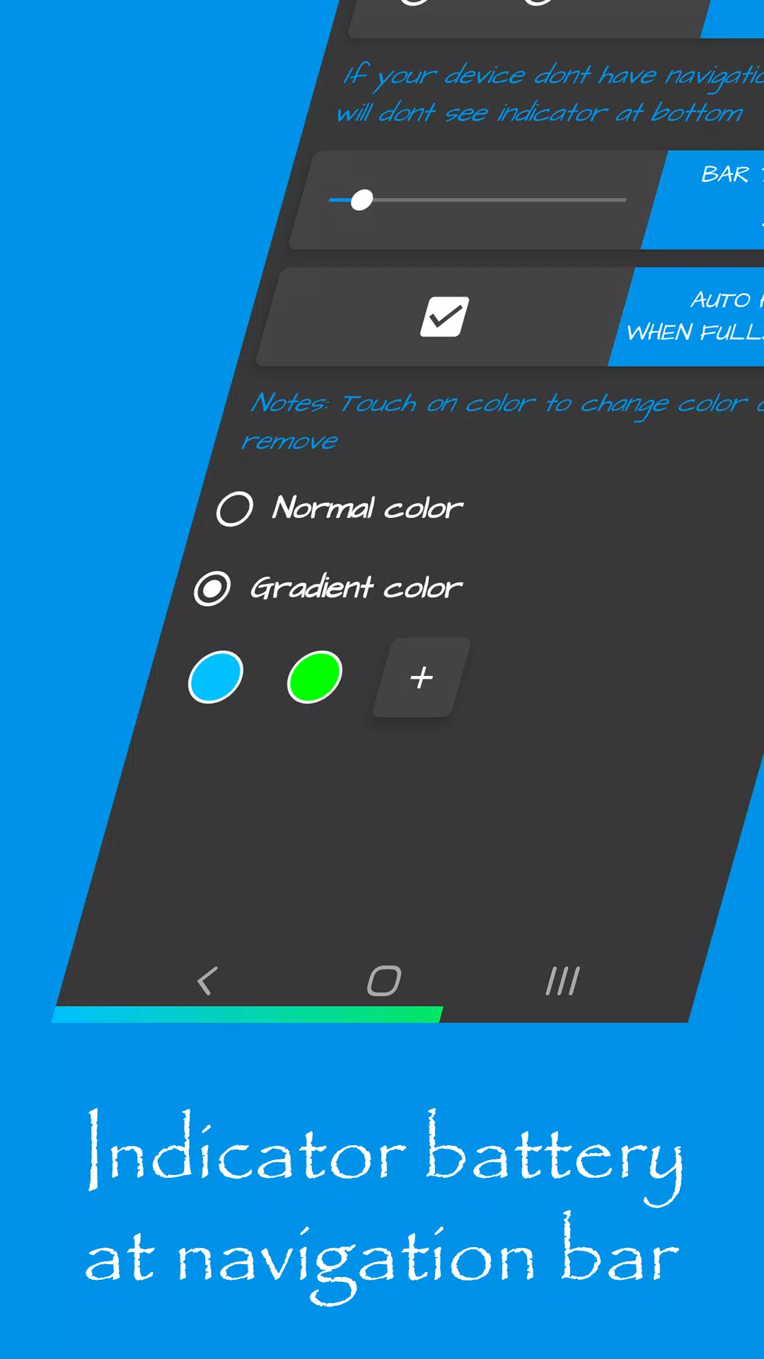 Battery Indicator Bar 螢幕截圖 1