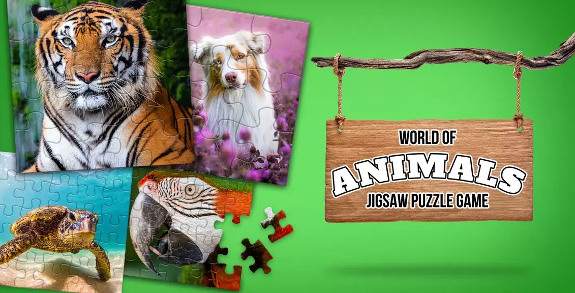 Animal puzzle games offline 螢幕截圖 0