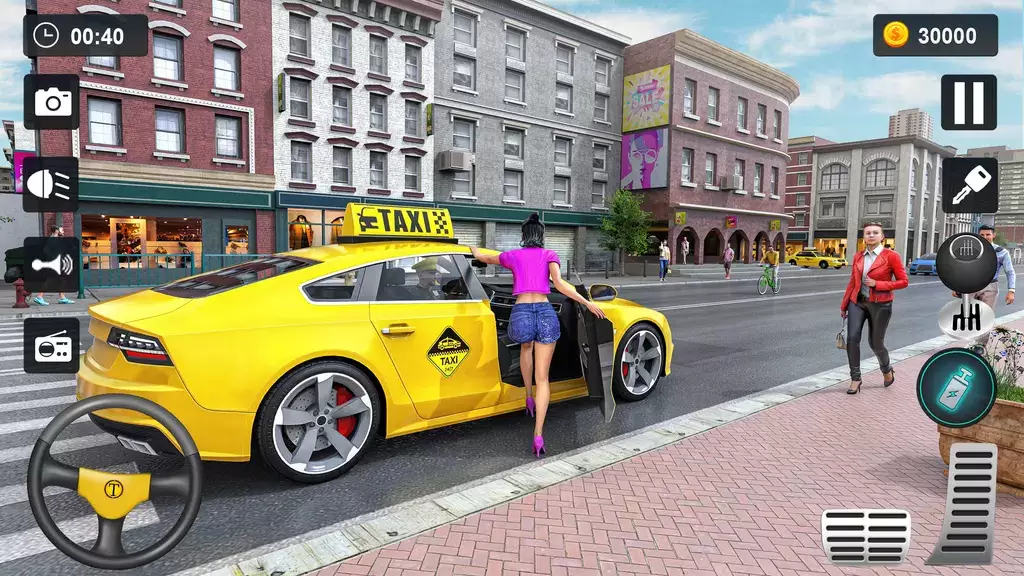 Taxi Simulator 3D - Taxi Games 스크린샷 0