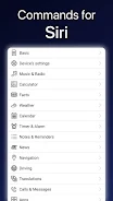 Commands for Siri Скриншот 0