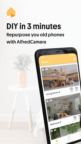 AlfredCamera Home Security app 螢幕截圖 0