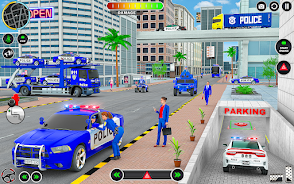 Police Cargo Transport Games 螢幕截圖 3