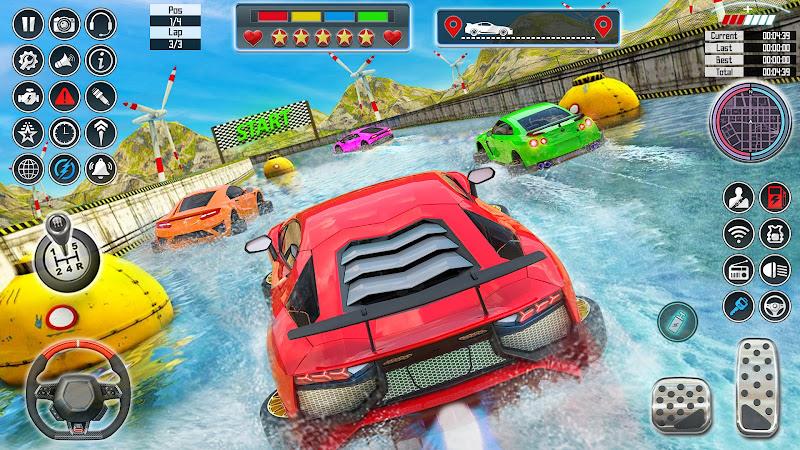 Water Car Racing 3d: Car Games Schermafbeelding 1