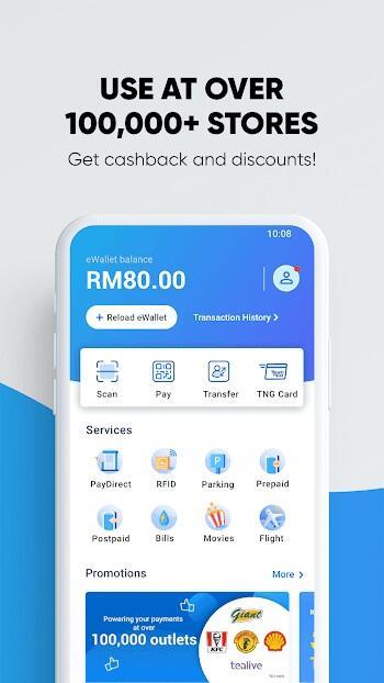 Touch n Go eWallet Mod ภาพหน้าจอ 1