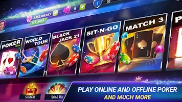 Poker Offline Ảnh chụp màn hình 2