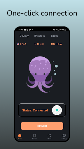 Octopus VPN & Proxy स्क्रीनशॉट 0