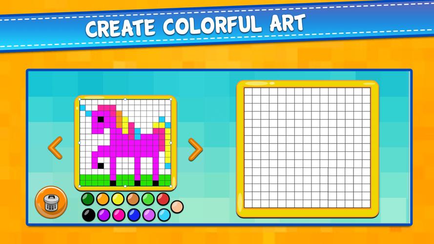 Pixel Art Coloring Games Captura de pantalla 1