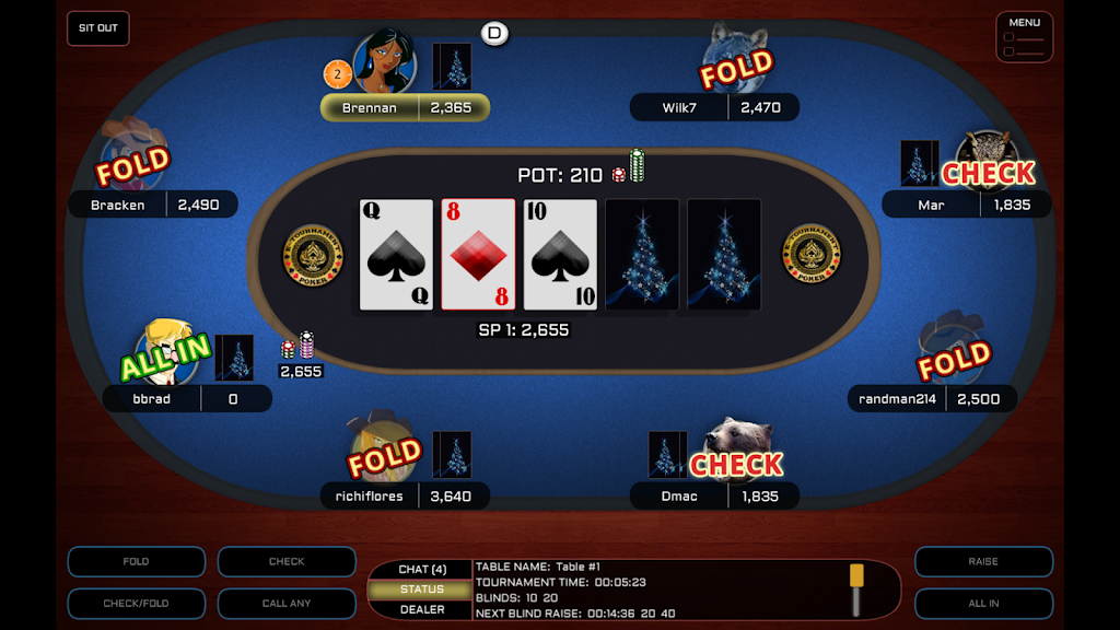 E-Tournament Poker Screenshot 3