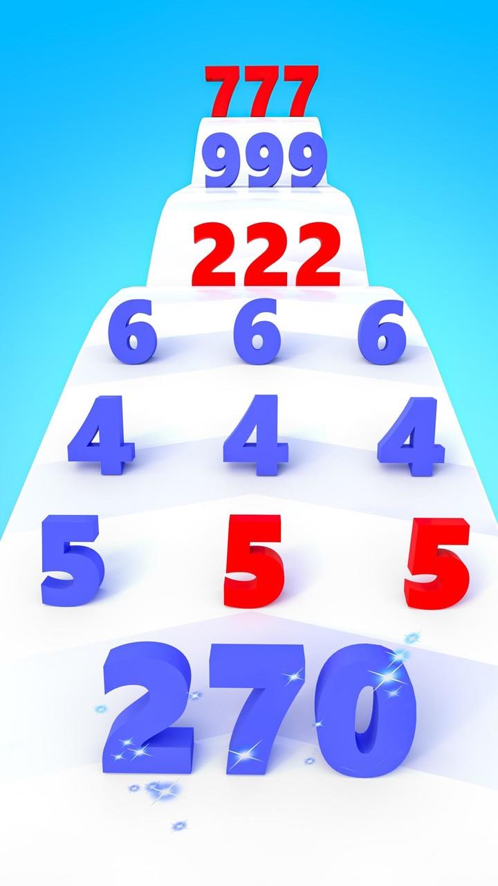 Number Run & Merge Master Game Zrzut ekranu 3