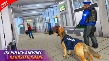 US Police Dog Games : Airport Crime Police Games Capture d'écran 2