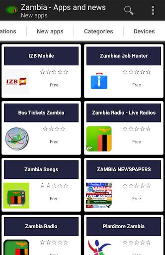 Schermata Zambia apps 2