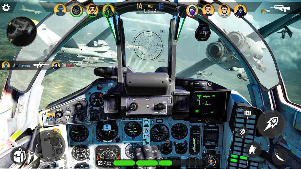 Fighter Jet Games Warplanes Ảnh chụp màn hình 2