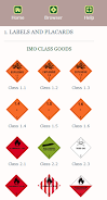 Schermata IMO Class Dangerous Goods 1