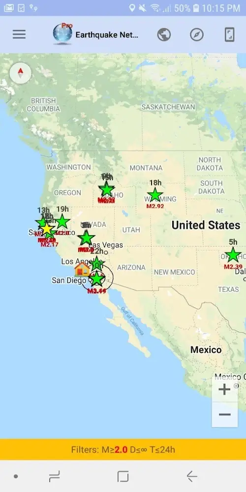 Earthquake Network PRO Ekran Görüntüsü 1