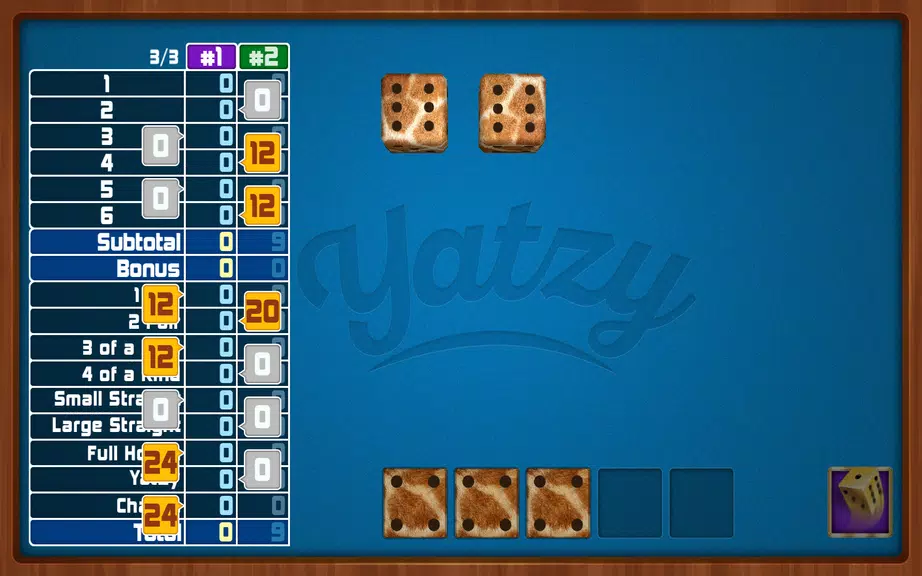 Yatzy Dice Game ဖန်သားပြင်ဓာတ်ပုံ 1