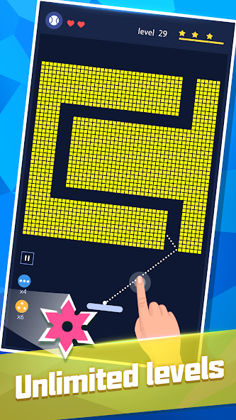 Break Bricks - Bricks Breaker Mod Скриншот 1