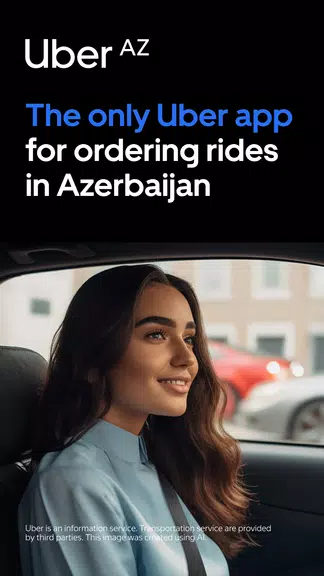 Uber AZ — Taksi və Çatdırılma Captura de pantalla 0