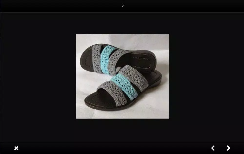 Schermata Knitted sandals idea 3