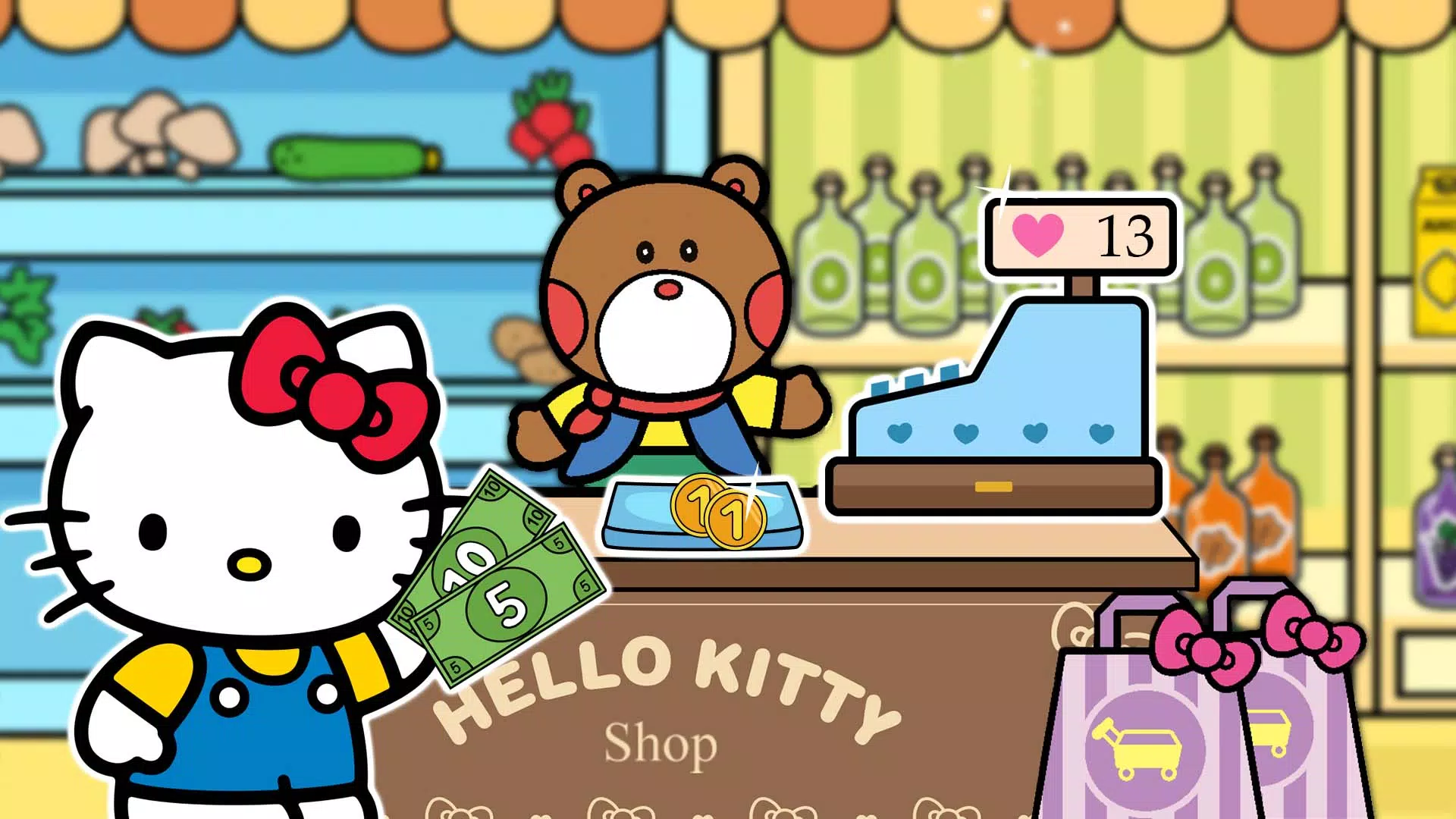 Hello Kitty: Kids Supermarket Tangkapan skrin 2