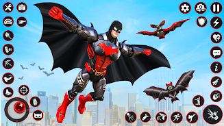 Bat Hero Dark Crime City Game应用截图第0张