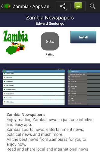 Schermata Zambia apps 1