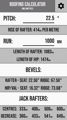 Roofing Calculator Capture d'écran 1