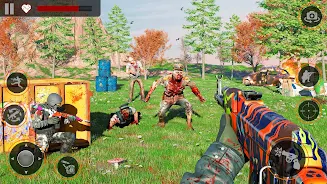 Zombie Games 3D - Gun Games 3D スクリーンショット 1