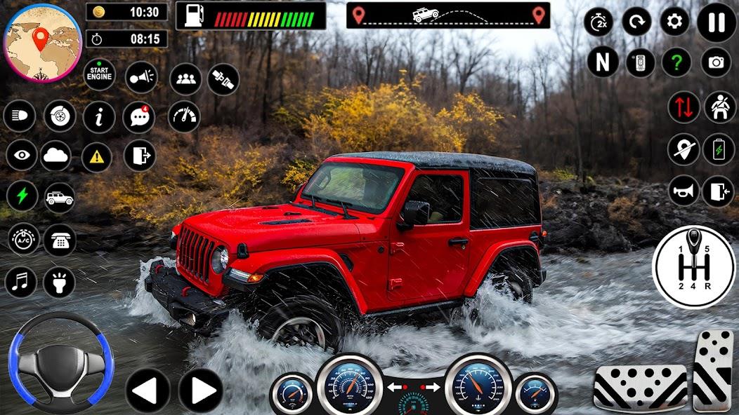 Offroad Car Driving Jeep Games Mod 스크린샷 2