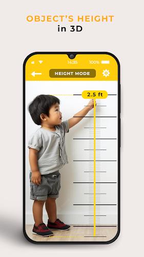 Ruler AR - Tape Measure App Tangkapan skrin 2