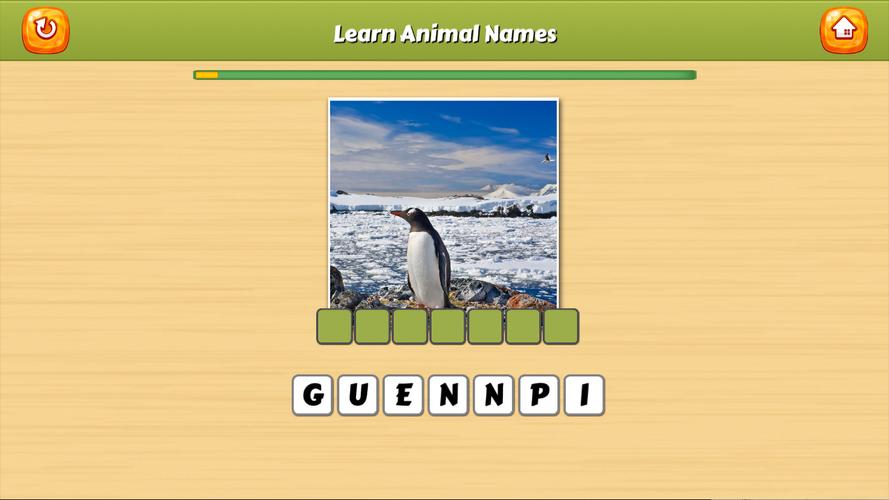 Learn Animal Names 螢幕截圖 1