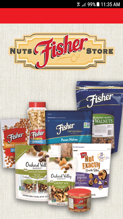 Fisher Nuts Store Ekran Görüntüsü 0