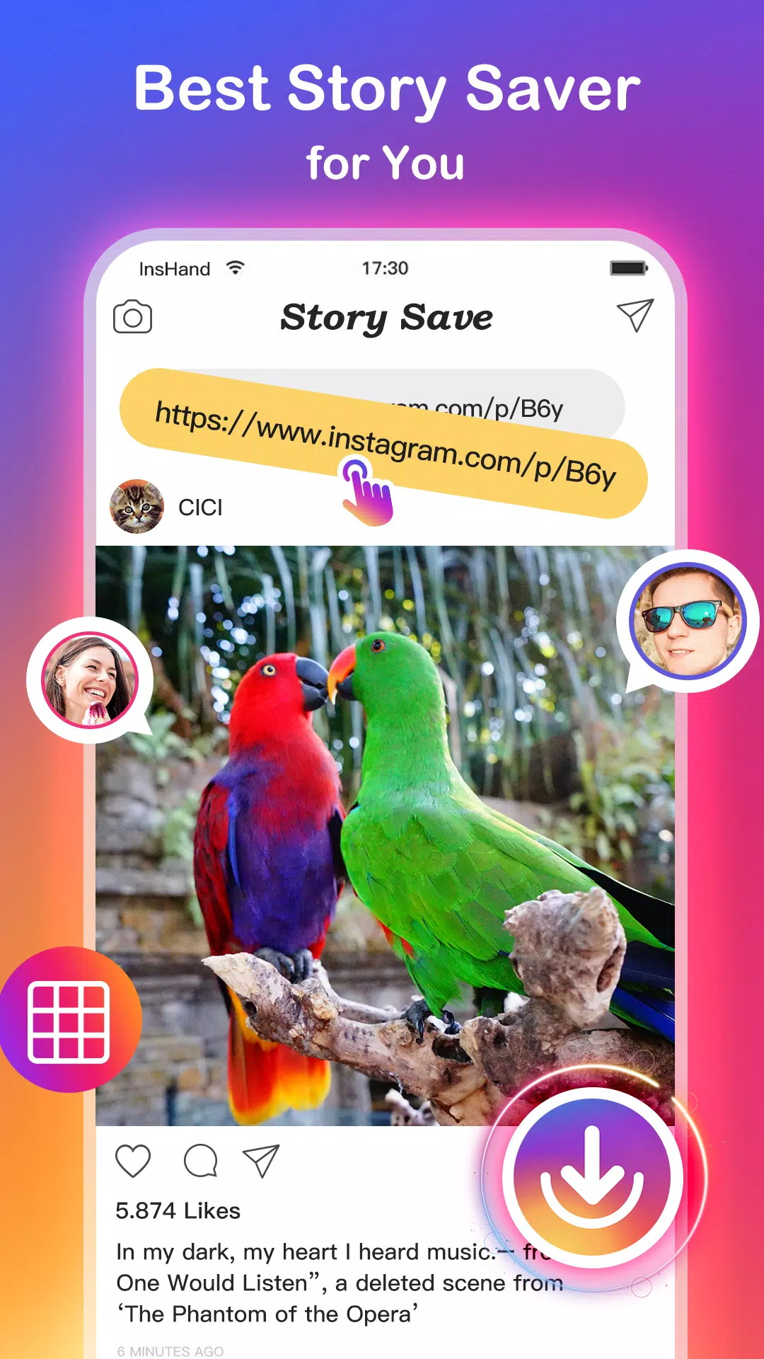 SaveIG for Instagram - Save videos reels photos Screenshot 0