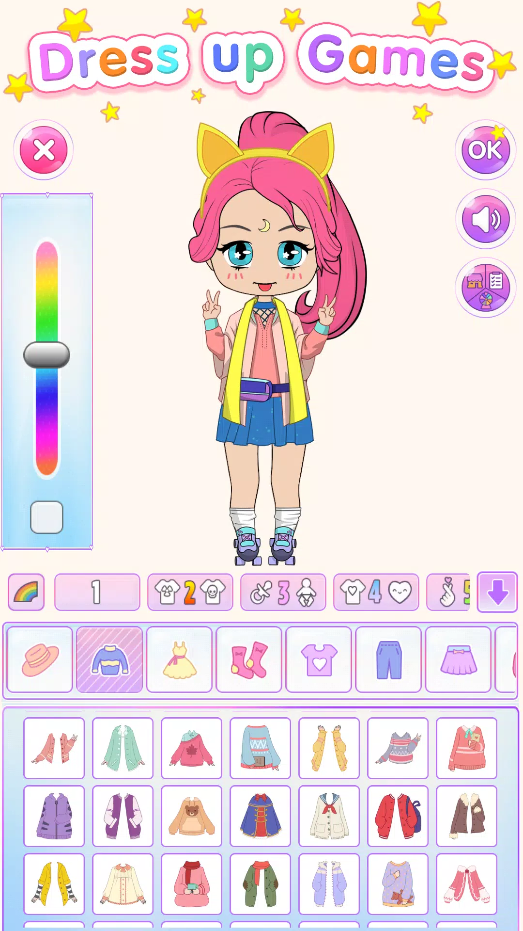 Chibi Doll Dress Up Games Schermafbeelding 0