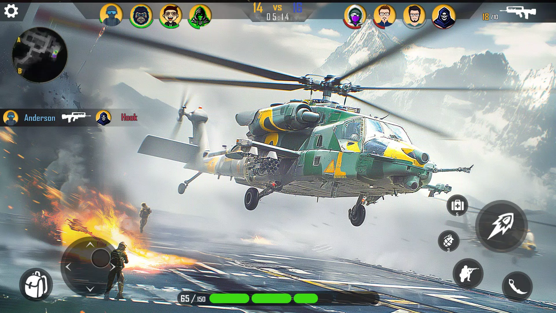 Gunship Battle Air Force War ภาพหน้าจอ 1