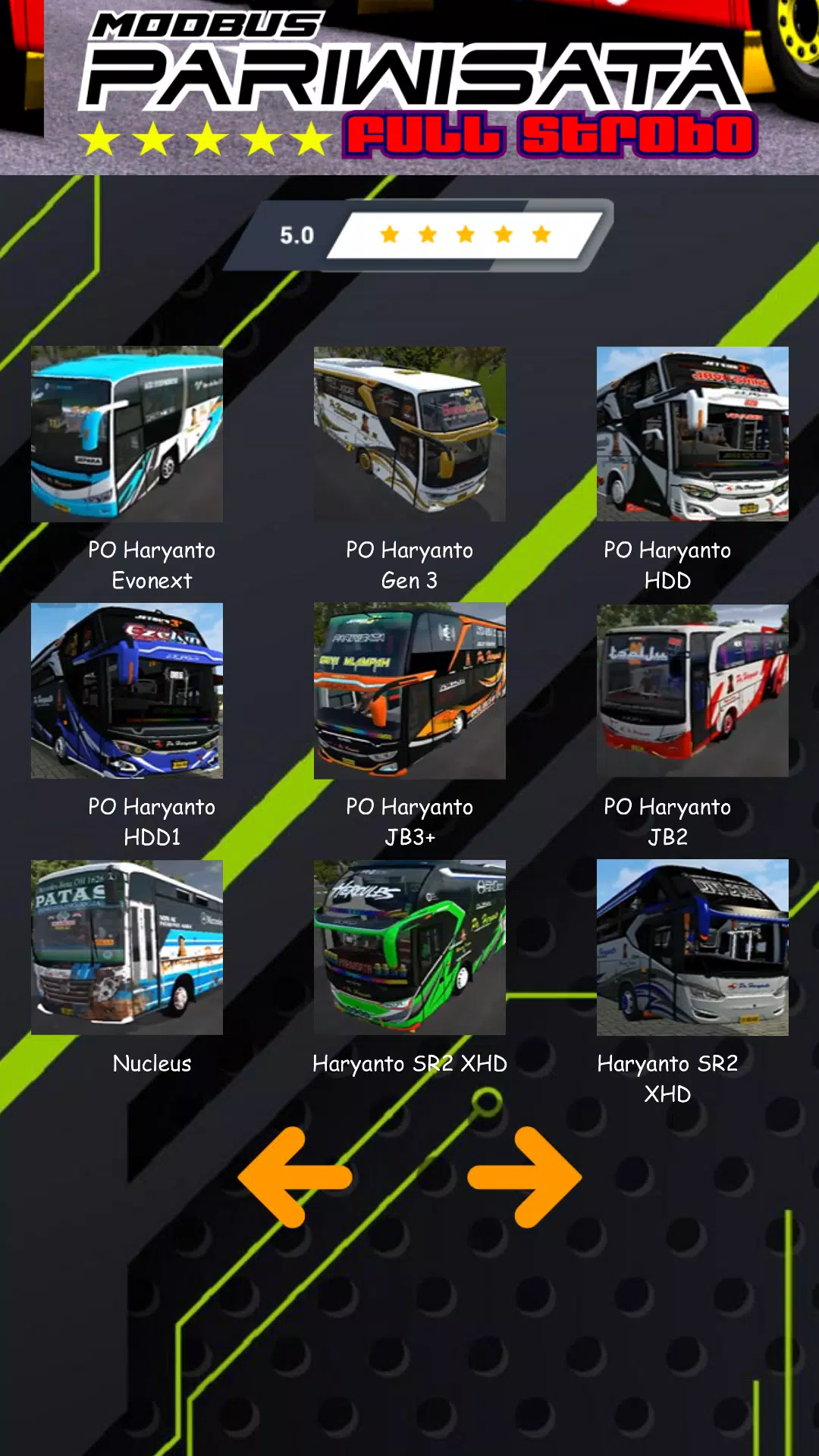 Mod Bus Pariwisata Full Strobo Screenshot 3