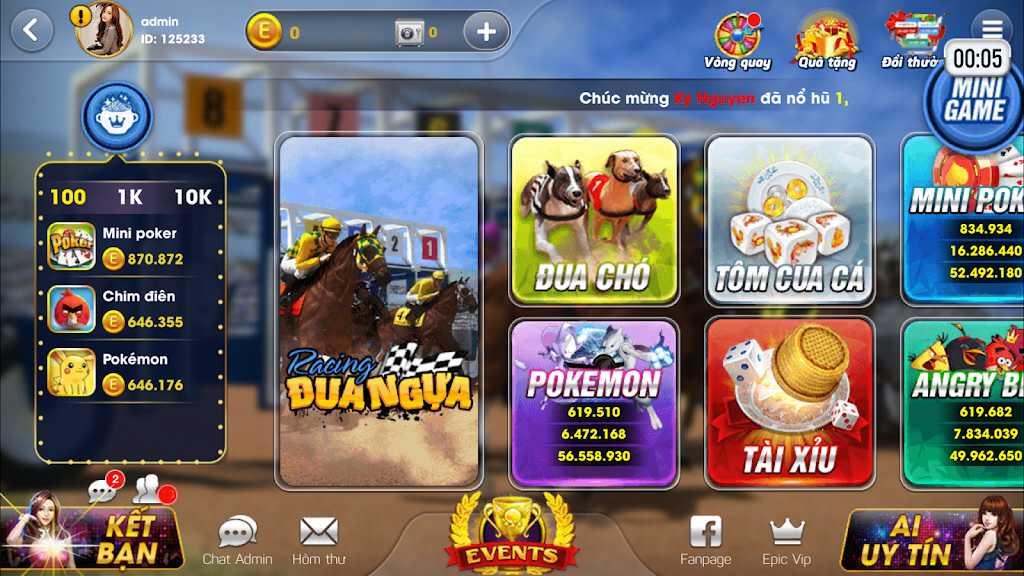 Epic JackPot: Đại gia Game bai Club Tangkapan skrin 0