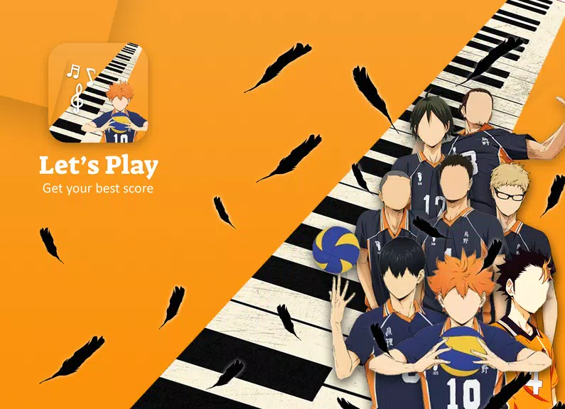 Game Haikyuu Piano Tiles Schermafbeelding 0