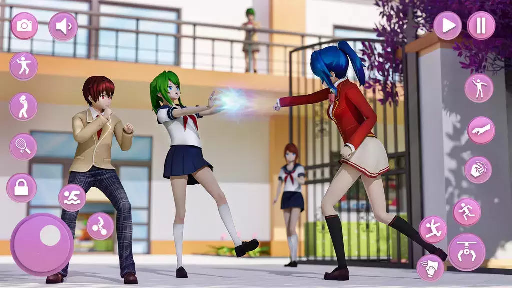 Anime School Girl Simulator 3D ภาพหน้าจอ 2