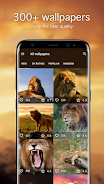 Lion Wallpapers 4K ဖန်သားပြင်ဓာတ်ပုံ 0