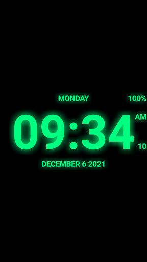 Digital Clock Live Wallpaper-7 Screenshot 3