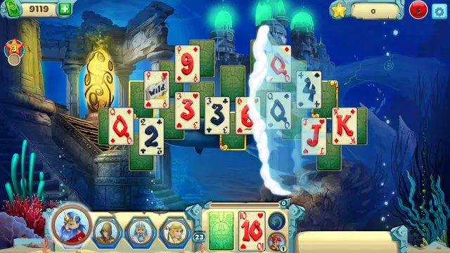 Solitaire Atlantis Schermafbeelding 1