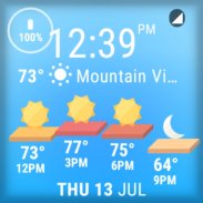 Schermata Weather for Wear OS 1