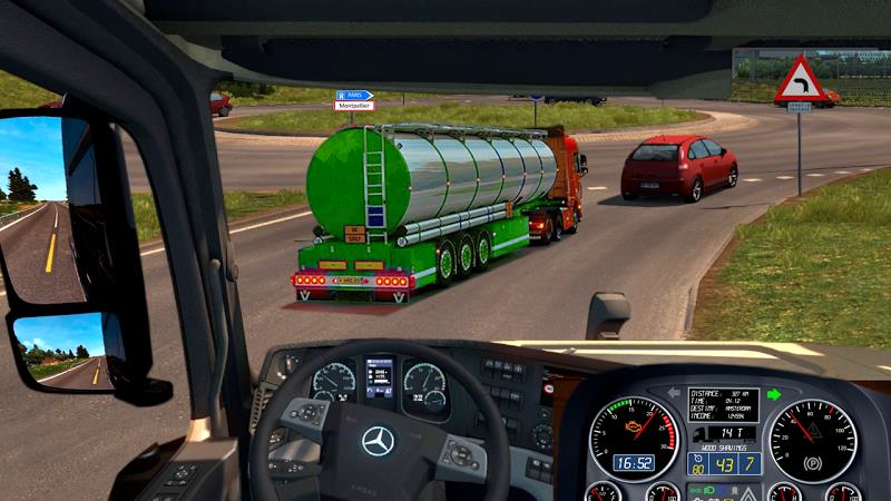 Truck Sim :Modern Tanker Truck Screenshot 1