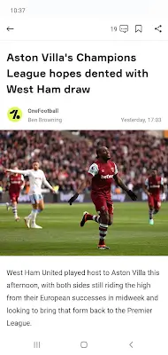 OneFootball - Football News Tangkapan skrin 1