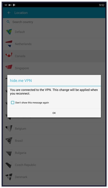 VPN hide.me : Votre gardien Capture d'écran 2