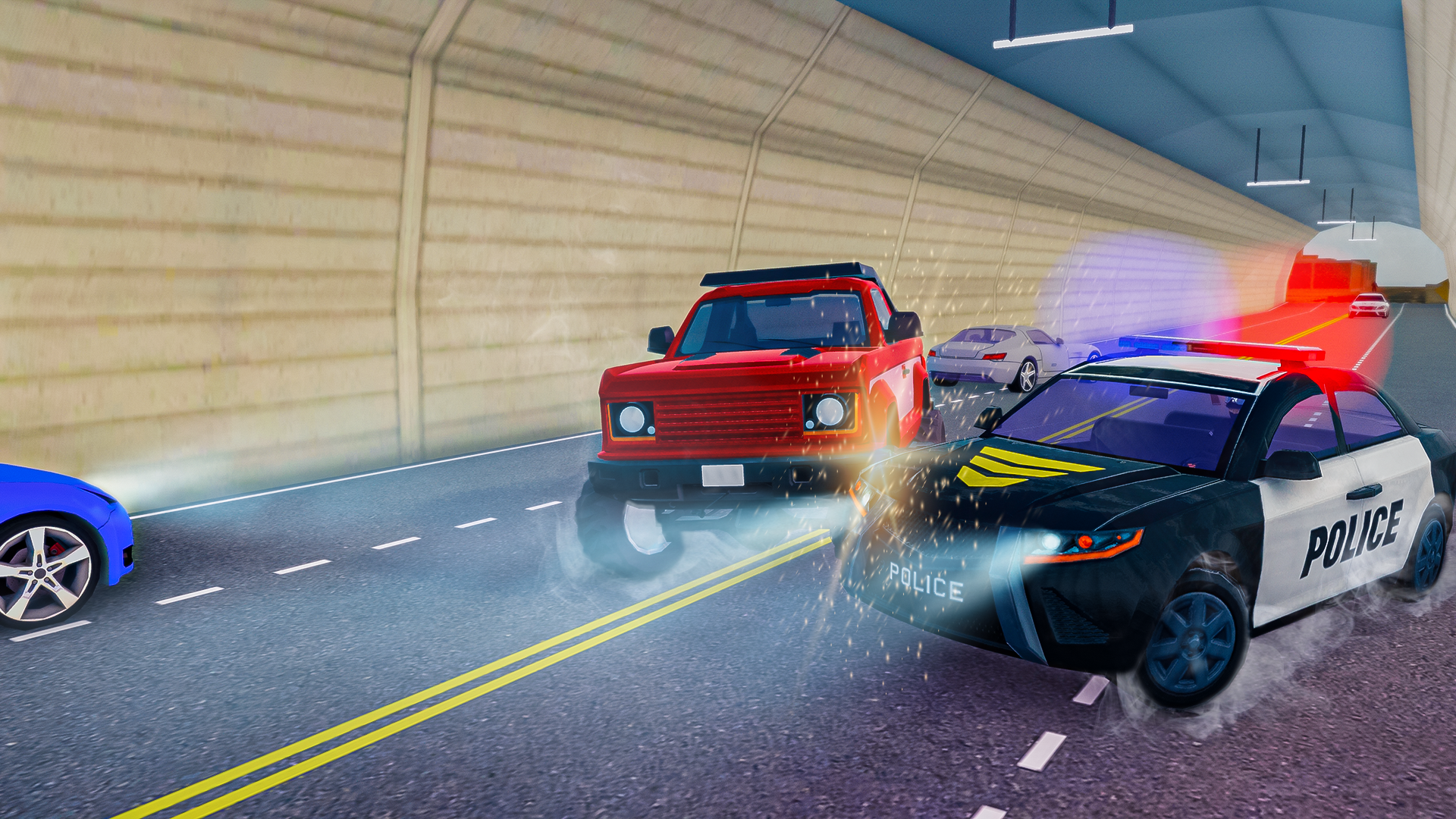 Police car chase games 2023 스크린샷 1