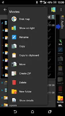 X-plore File Manager Tangkapan skrin 2